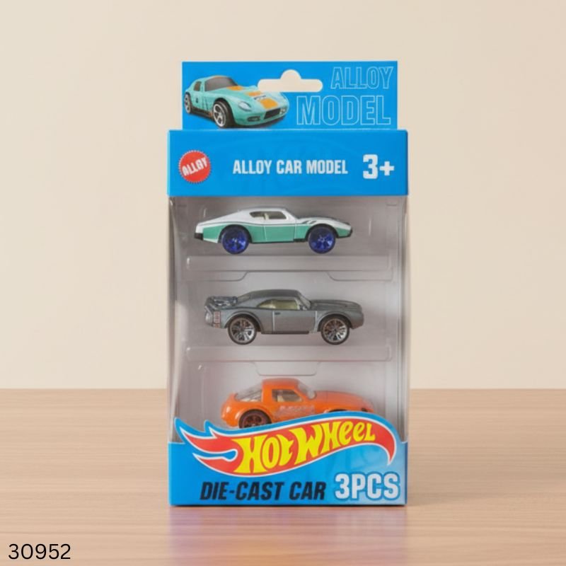 Aluminum Alloy Die-Cast Mini Sports Car Set (3 Pcs)